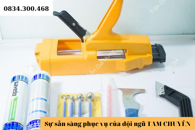 Cách chà ron gốc Epoxy